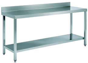 MESA MURAL DESMONTADA CON ESTANTE INFERIOR MMD-165