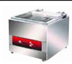 ENVASADORA AL VACÍO DE CAMPANA, CON BARRA DE 250 MM.