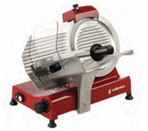 CORTADORA DE FIAMBRES PROFESIONAL EDENOX CGSP-250-R ROJA