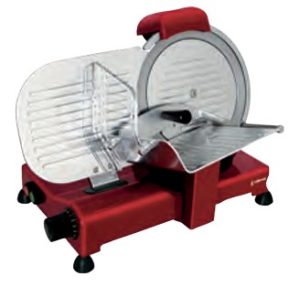 CORTADORA DE FIAMBRES GAMA ESTÁNDAR EDENOX CGSP-250-R-E ROJA