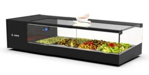 VITRINA EXPOSITORA TAPAS 4 BANDEJAS 970x380x225H MM