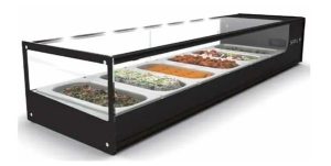 VITRINA EXPOSITORA 6 BANDEJAS 1320x380x225H MM